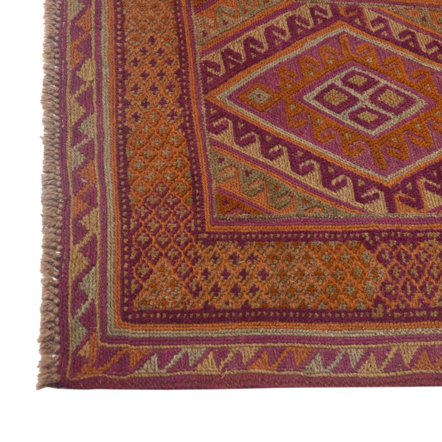 Handmade Wool Mushwani Runner 2' 9" x 12' 9" ft / 83 x 388 cm - No. Y13177