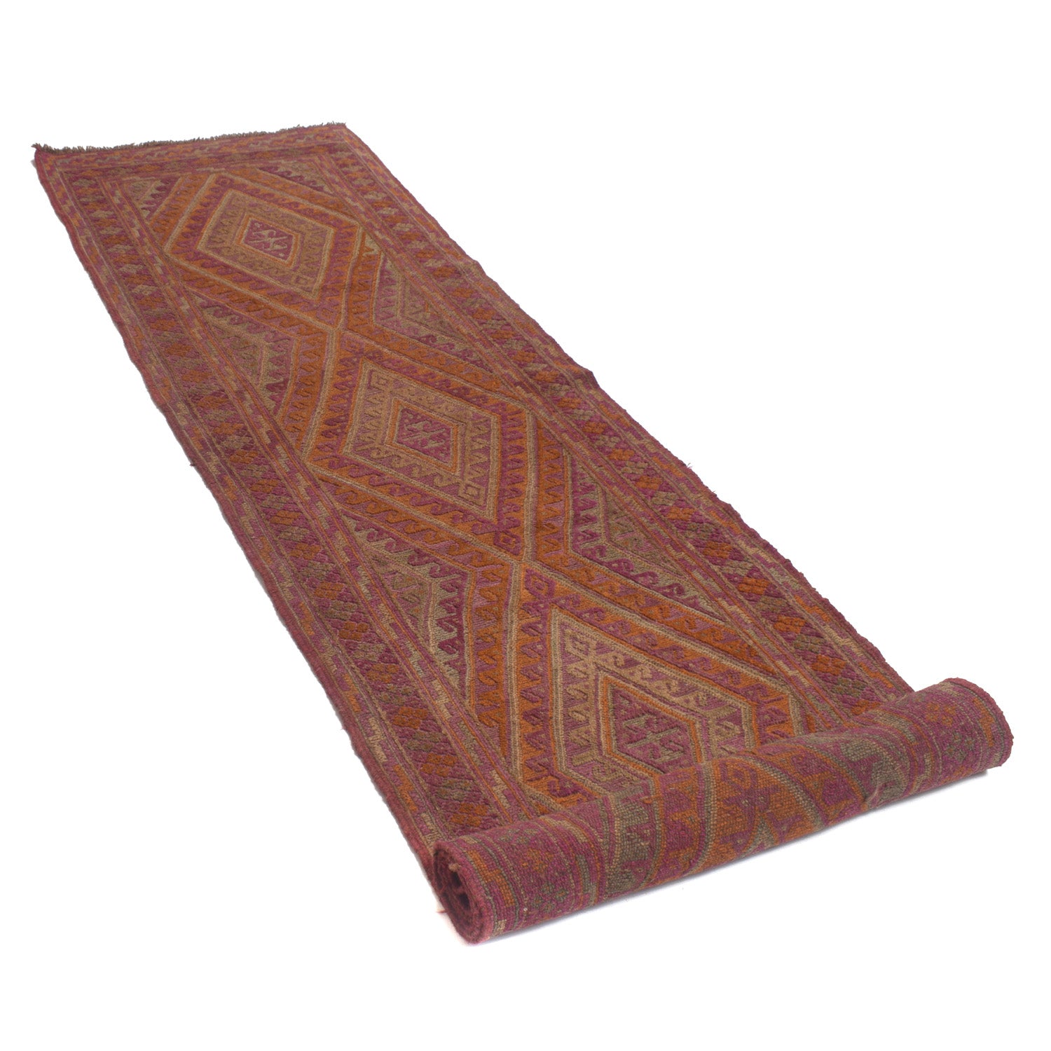 Traditional Mashwani Runner Carpet 2' 6" x 11' 9" ft / 76 x 358 cm - No. Y13178