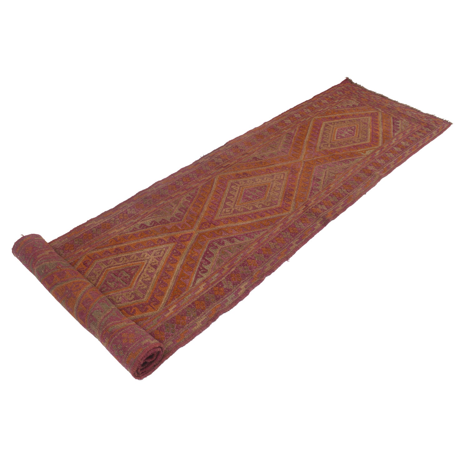 Traditional Mashwani Runner Carpet 2' 6" x 11' 9" ft / 76 x 358 cm - No. Y13178