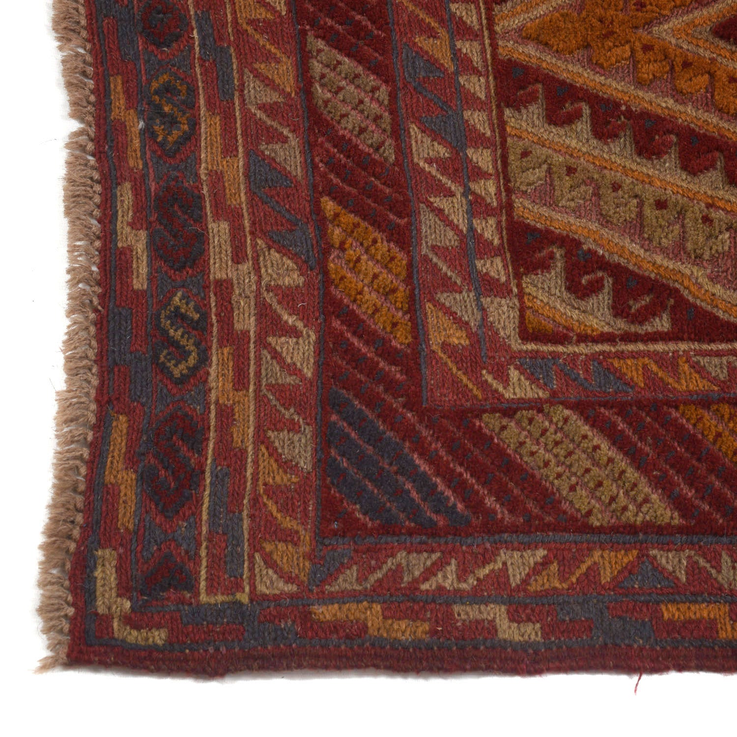 Handmade Wool Mushwani Runner 2' 9" x 11' 11" ft / 83 x 362 cm - No. Y14129