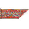 Hand Knotted Afghan Style Kilim Runner 2' 9" x 9' 6" ft / 84 x290 cm - No. Y14153