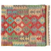 Hand Knotted Afghan Style Kilim Runner 2' 8" x 9' 9" ft / 81 x296 cm - No. Y14197