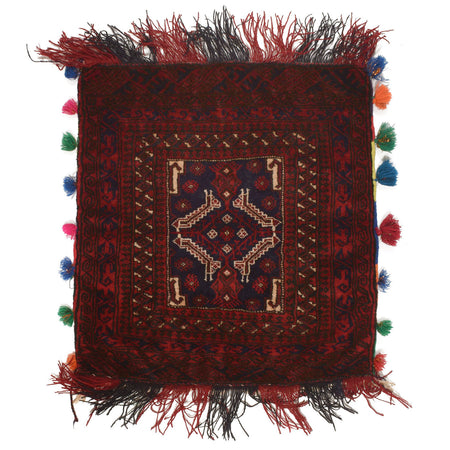 Arabic Style Floor Cushion Carpet 2' 0" x 2' 4" ft / 62 x 71 cm - No. Y14205