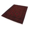 Red Color Afghan Area Rug 5' 0" x 6' 4" ft / 153 x 194 cm - No. Y14239