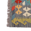 Hand Knotted Flatweave Kilim 3' 4" x 5' 0" ft / 101 x 152 cm - No. Y14692