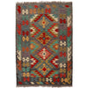 Hand Knotted Flatweave Kilim 3' 4" x 4' 10" ft / 101 x 148 cm - No. Y14703