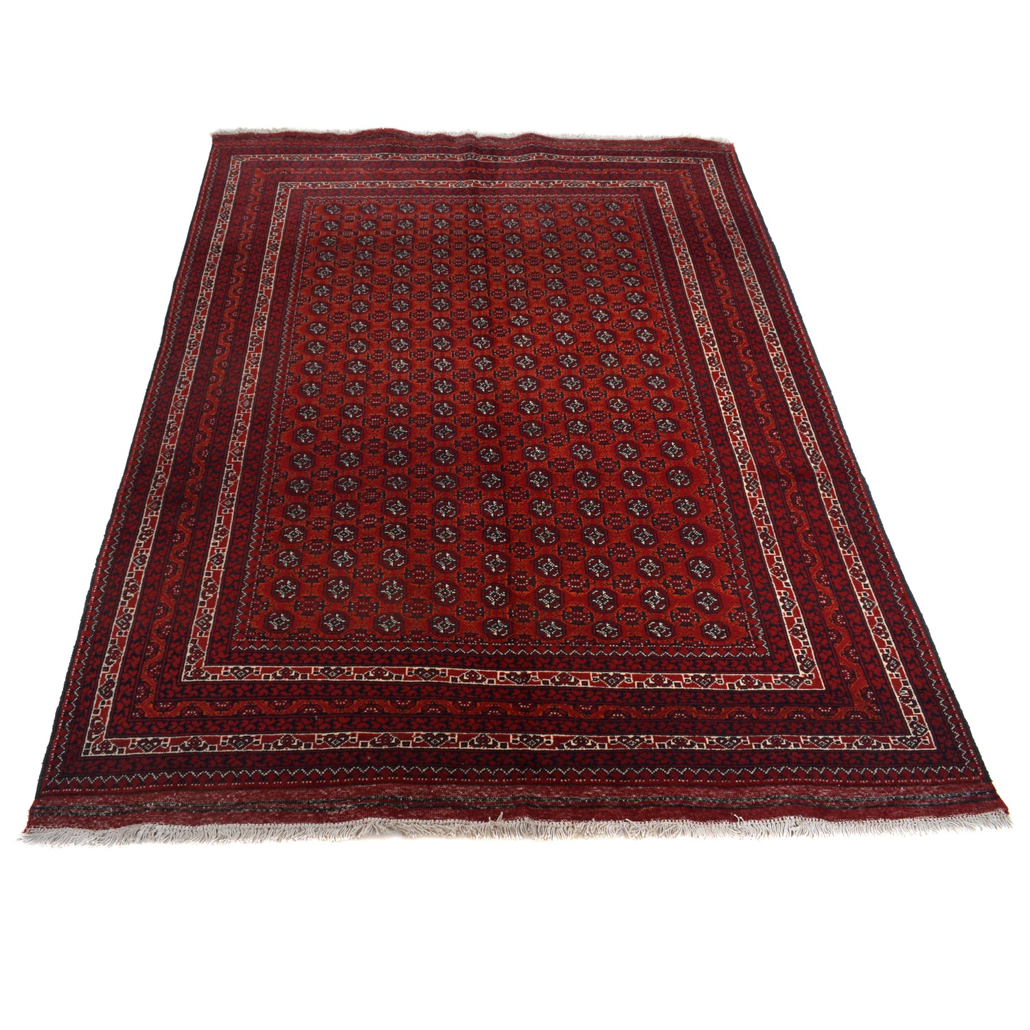Oriental Handmade Khoja Roshnai Rug 4' 11" x 6' 3" ft / 149 x 191 cm - No. Y14713