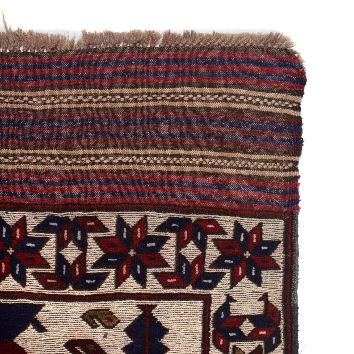 Handmade Barjista Kilim Runner Rug 2' 8" x 12' 7" ft / 81 x 383 cm - No. Y15110