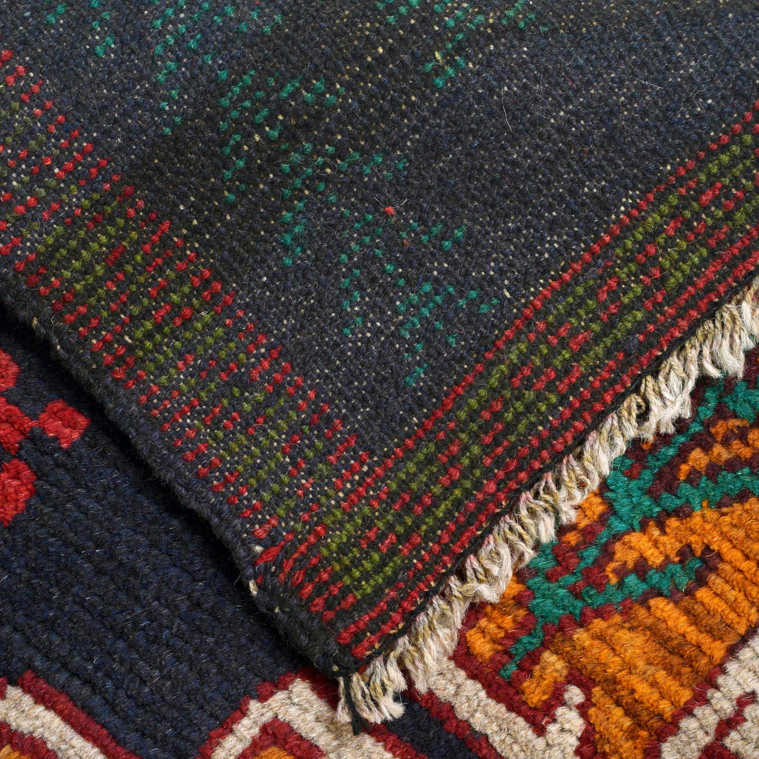 Handmade Balochi Runner Rug 2' 2" x 8' 0" ft / 67 x 244 cm - No. Y15394