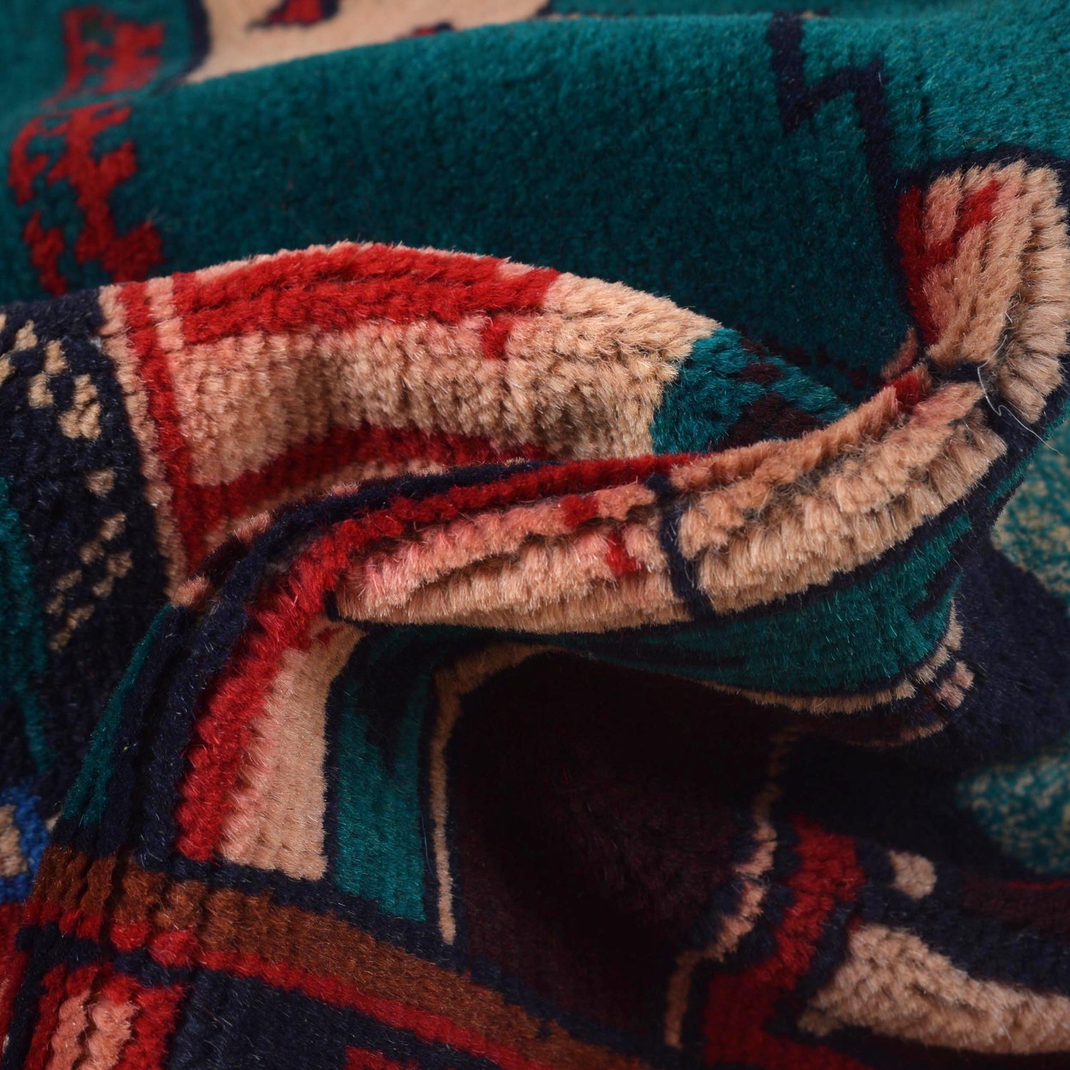 Handmade Picture Area Rug 3' 8" x 6' 3" ft / 113 x 191 cm - No. Y15769