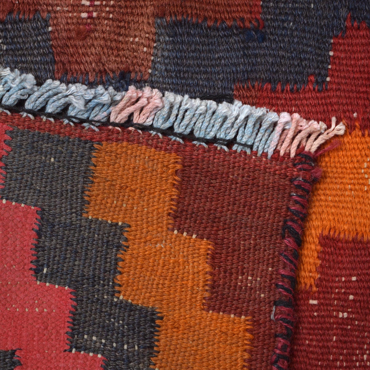 Afghan Vintage Kilim 7' 2" x 9' 11" ft / 218 x 301 cm - No. Y15776