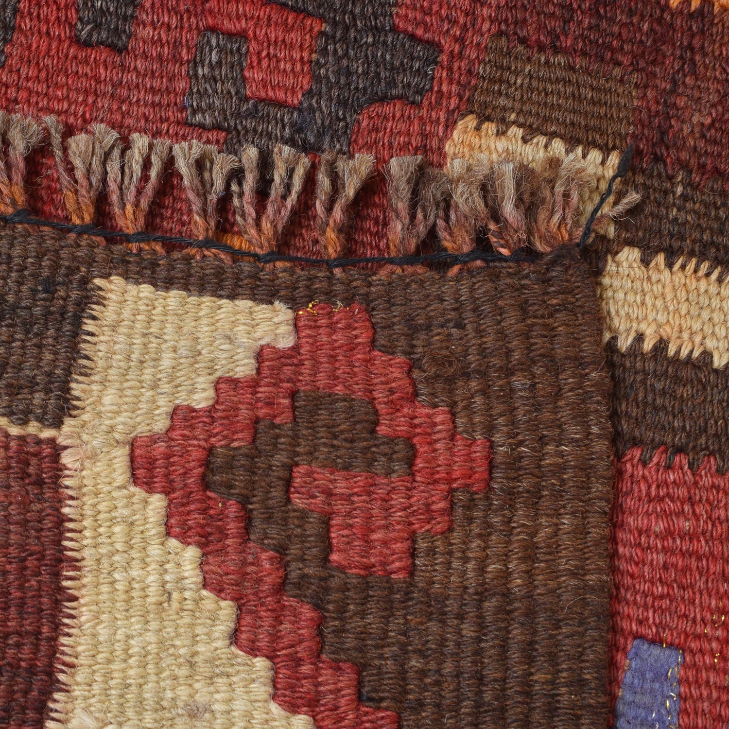 Afghan Vintage Kilim 5' 9" x 7' 11" ft / 174 x 242 cm - No. Y15798