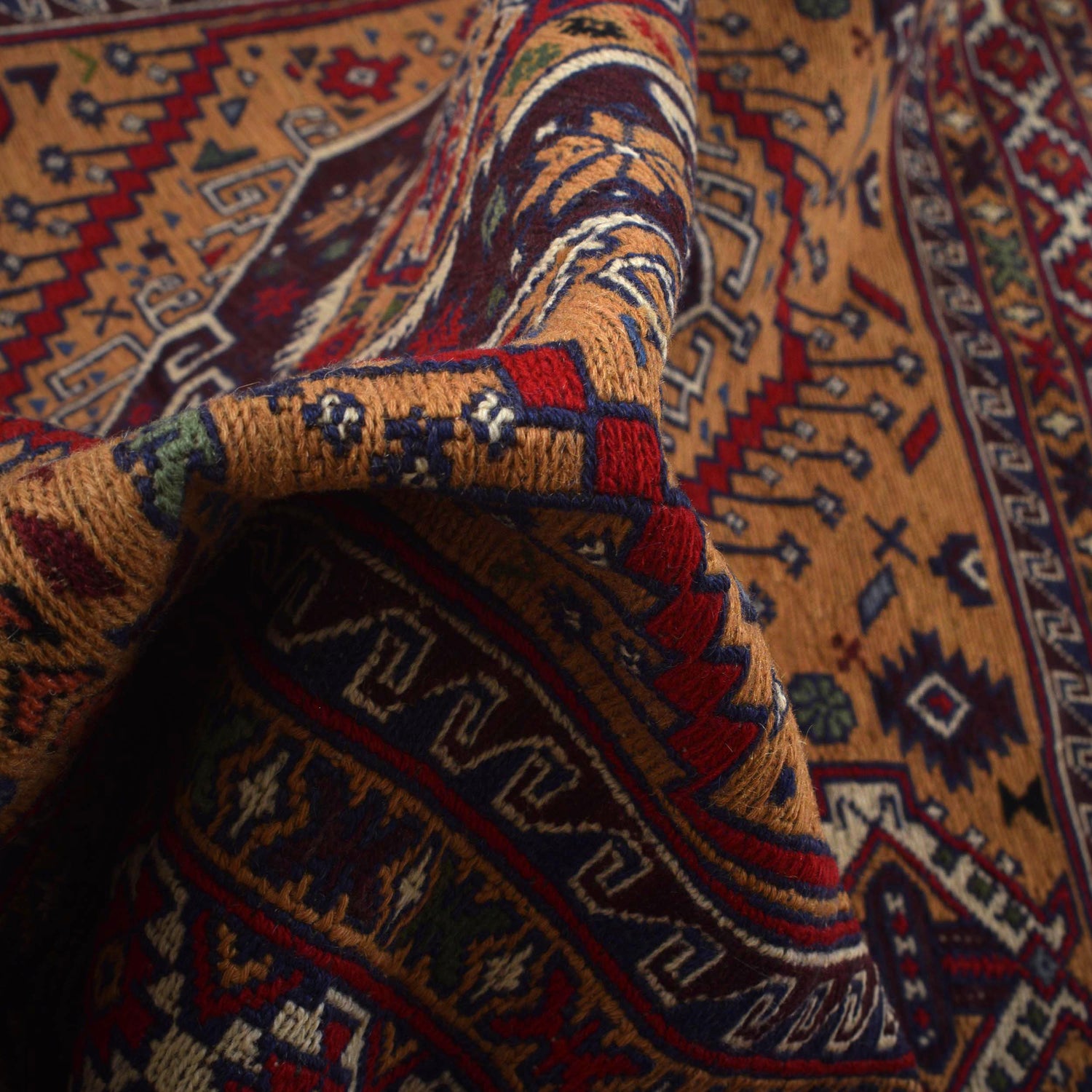 Handmade Maliki Kilim 4' 4" x 6' 10" ft / 133 x 208 cm - No. Y16084