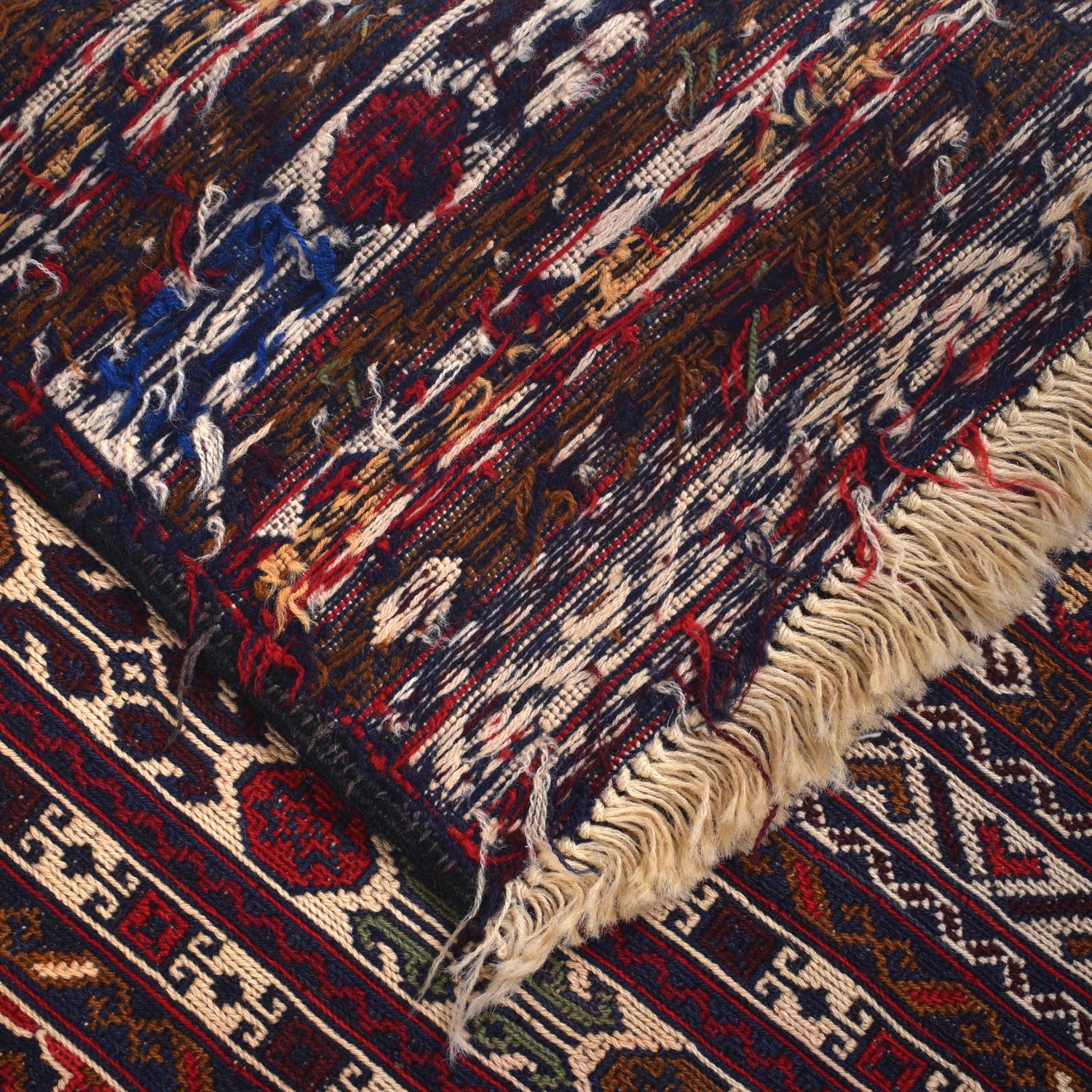 Handmade Maliki Kilim 3' 8" x 6' 4" ft / 112 x 192 cm - No. Y16086