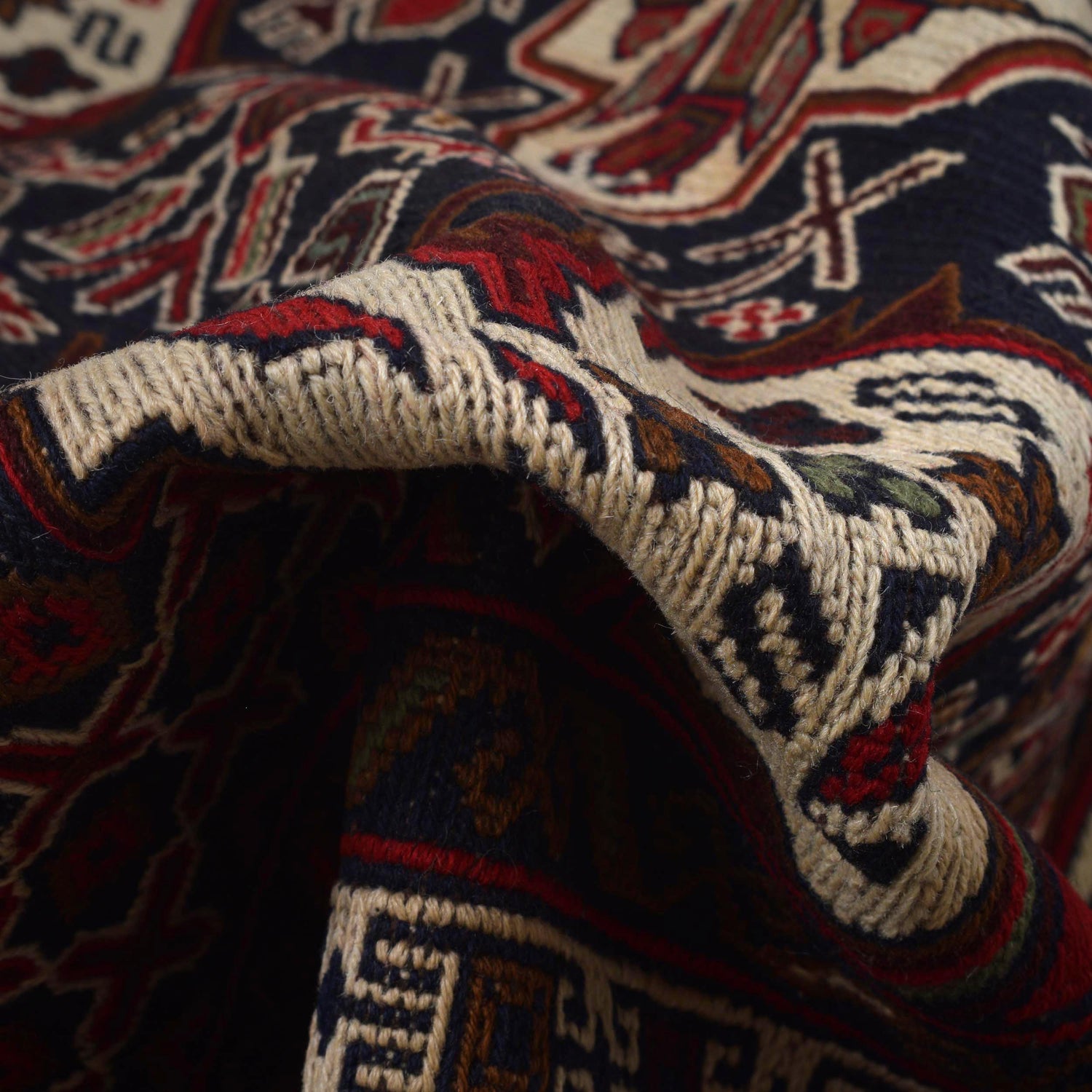 Handmade Maliki Kilim 3' 8" x 6' 4" ft / 112 x 192 cm - No. Y16086