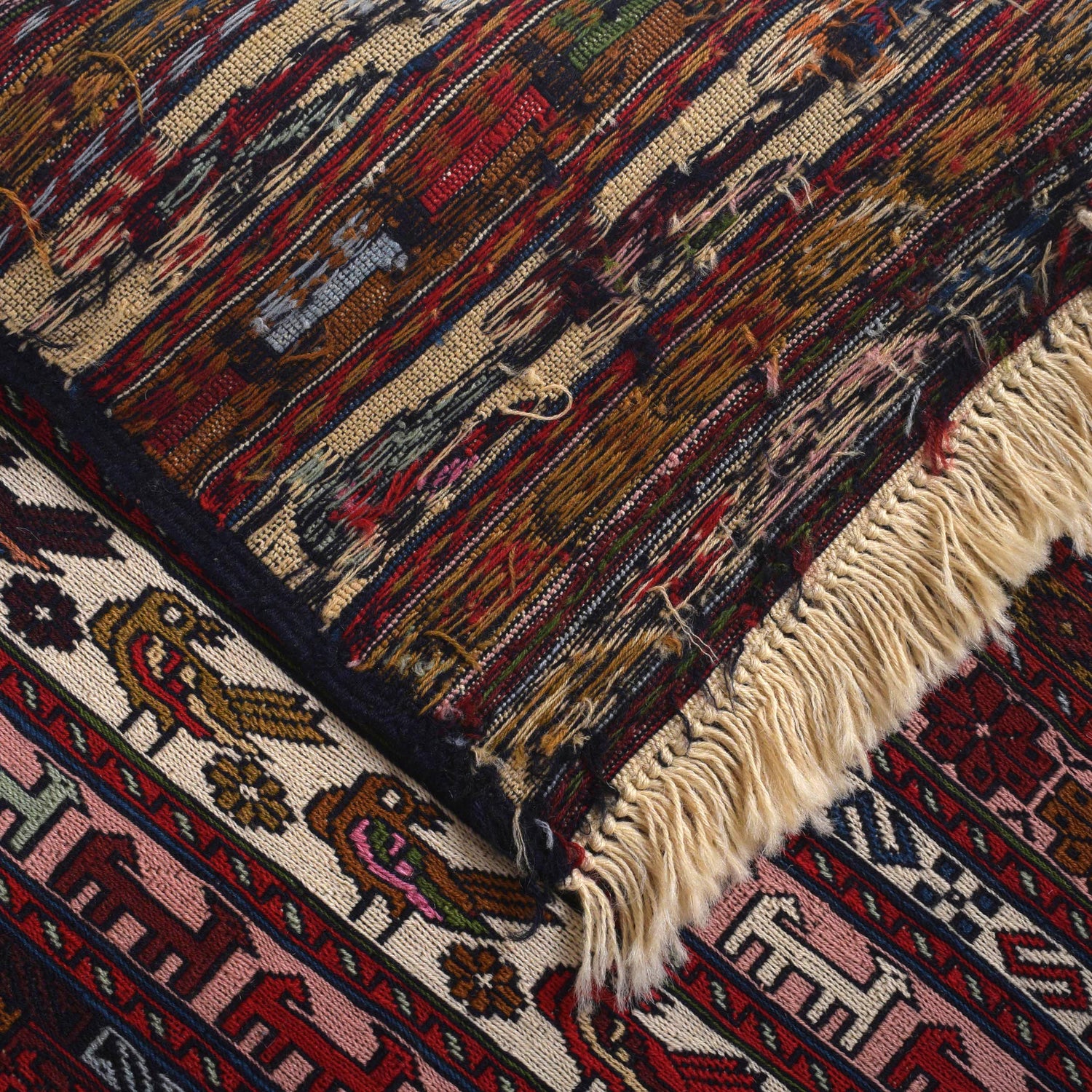 Handmade Maliki Kilim 4' 6" x 6' 5" ft / 136 x 195 cm - No. Y16171