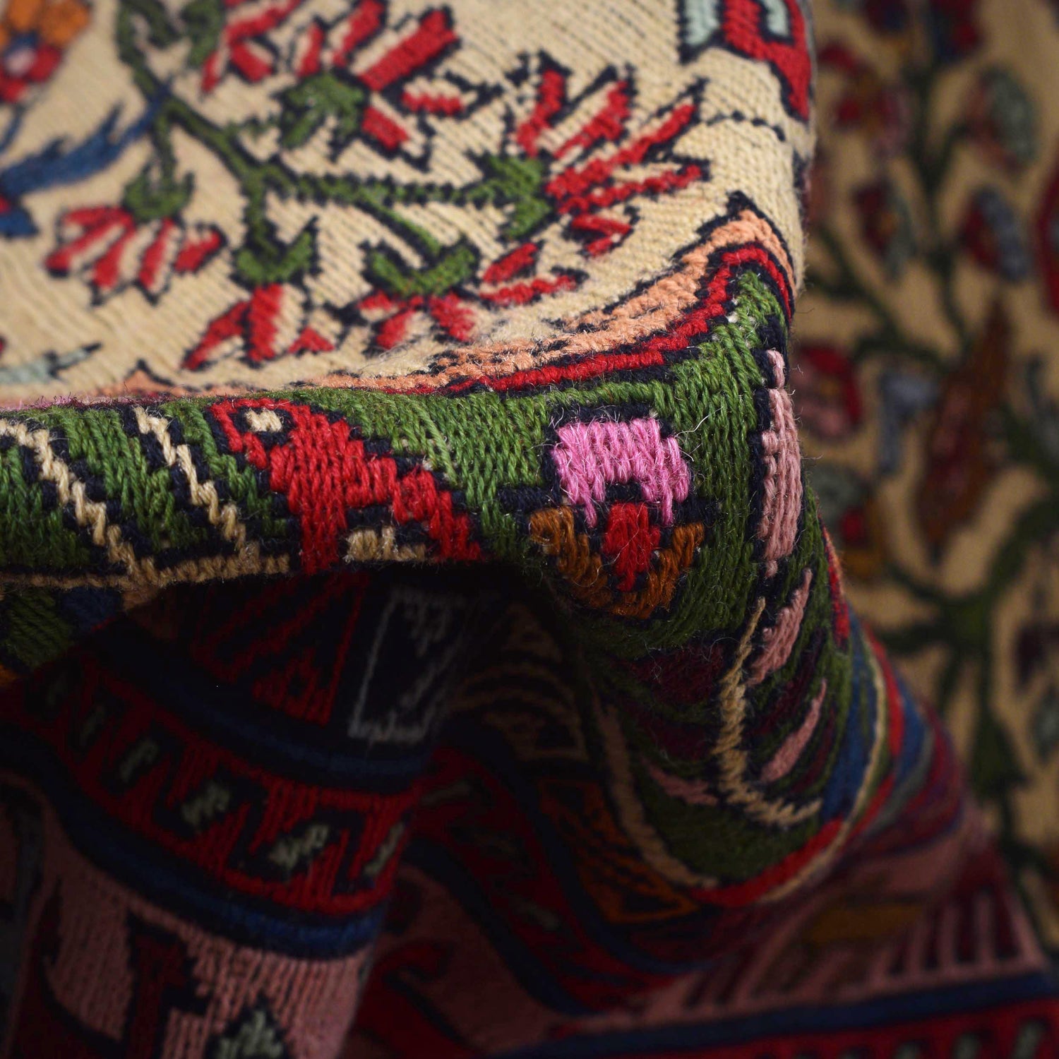 Handmade Maliki Kilim 4' 6" x 6' 5" ft / 136 x 195 cm - No. Y16171