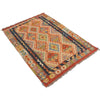 Handmade Turkish Design Wool Kilim 3' 8" x 5' 3" ft / 111 x 160 cm - No. Y16422