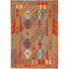 Hand Knotted Flatweave Kilim 3' 4" x 4' 9" ft / 101 x 146 cm - No. Y16450