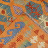 Hand Knotted Flatweave Kilim 3' 4" x 4' 9" ft / 101 x 146 cm - No. Y16450