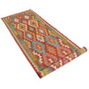 Hand Woven Wool Kelim Runner 3' 1" x 9' 8" ft / 93 x295 cm - No. Y14462