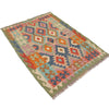 Handmade Vegetable Kilim 3' 7" x 4' 11" ft / 108 x 149 cm - No. Y16540