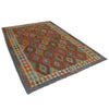 Hand Knotted Flatweave Kilim 6' 2" x 8' 5" ft / 187 x 257 cm - No. Y16624