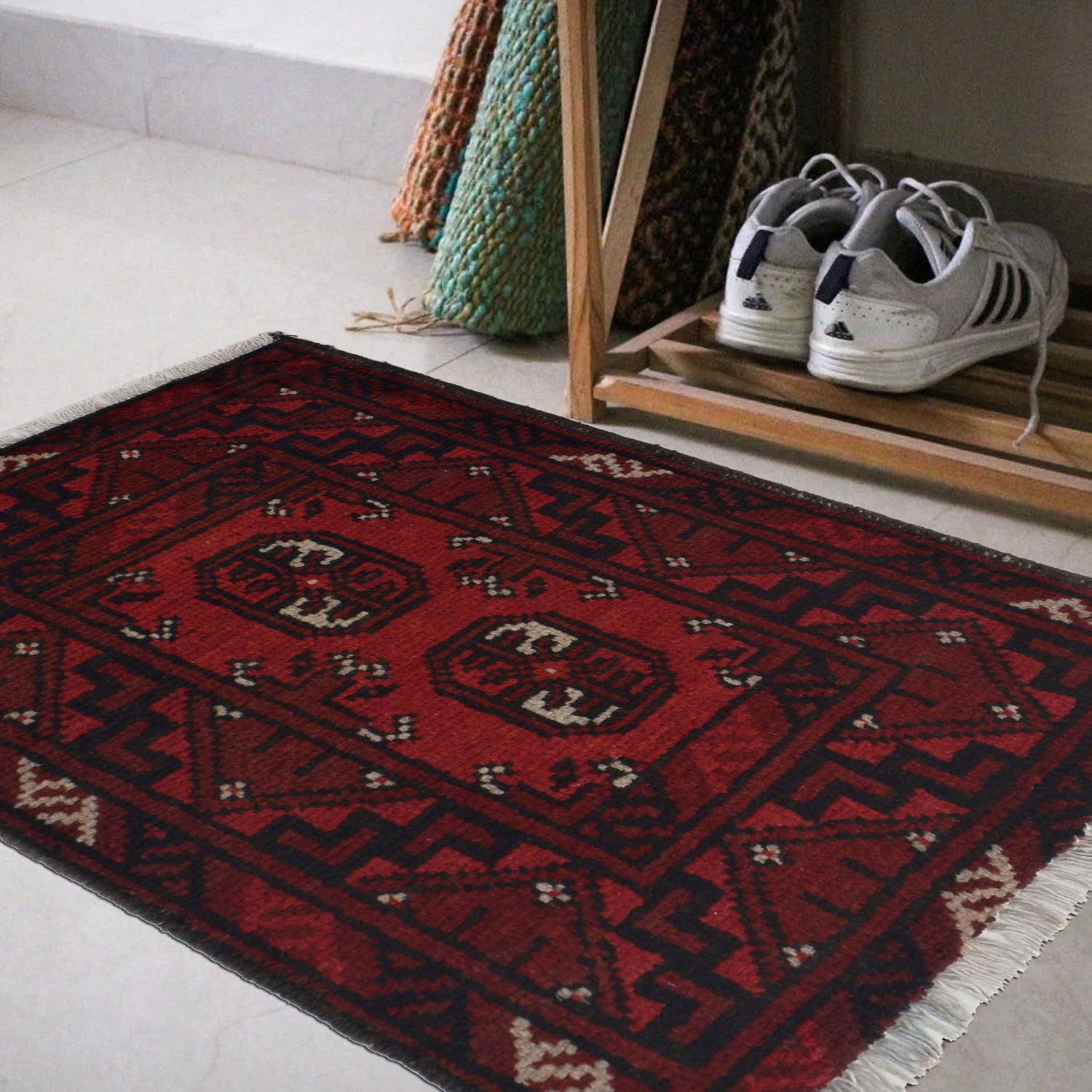 Handmade Doormats 1' 6" x 2' 3" ft / 46 x 68 cm - No. Y21620