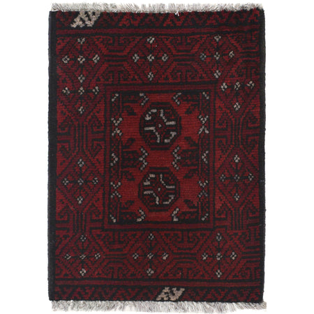 Handmade Floor Mat 1' 8" x 2' 3" ft / 51 x 68 cm - No. Y21622