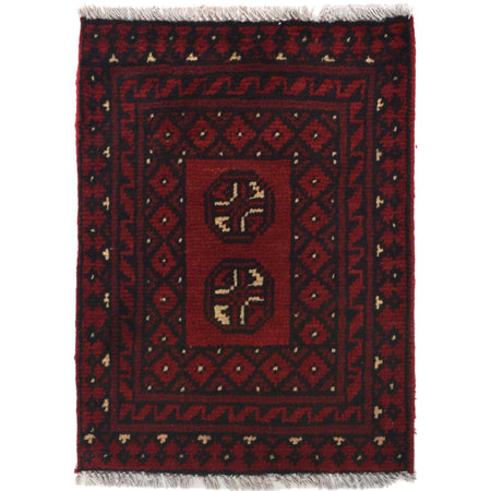 Handmade Floor Mat 1' 7" x 2' 2" ft / 48 x 66 cm - No. Y21631