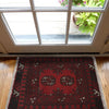 Handmade Door Mat 1' 7" x 2' 2" ft / 48 x 65 cm - No. Y21635