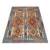 Handmade Turkish Design Wool Kilim 5' 7" x 7' 5" ft / 170 x 227 cm - No. Y31004