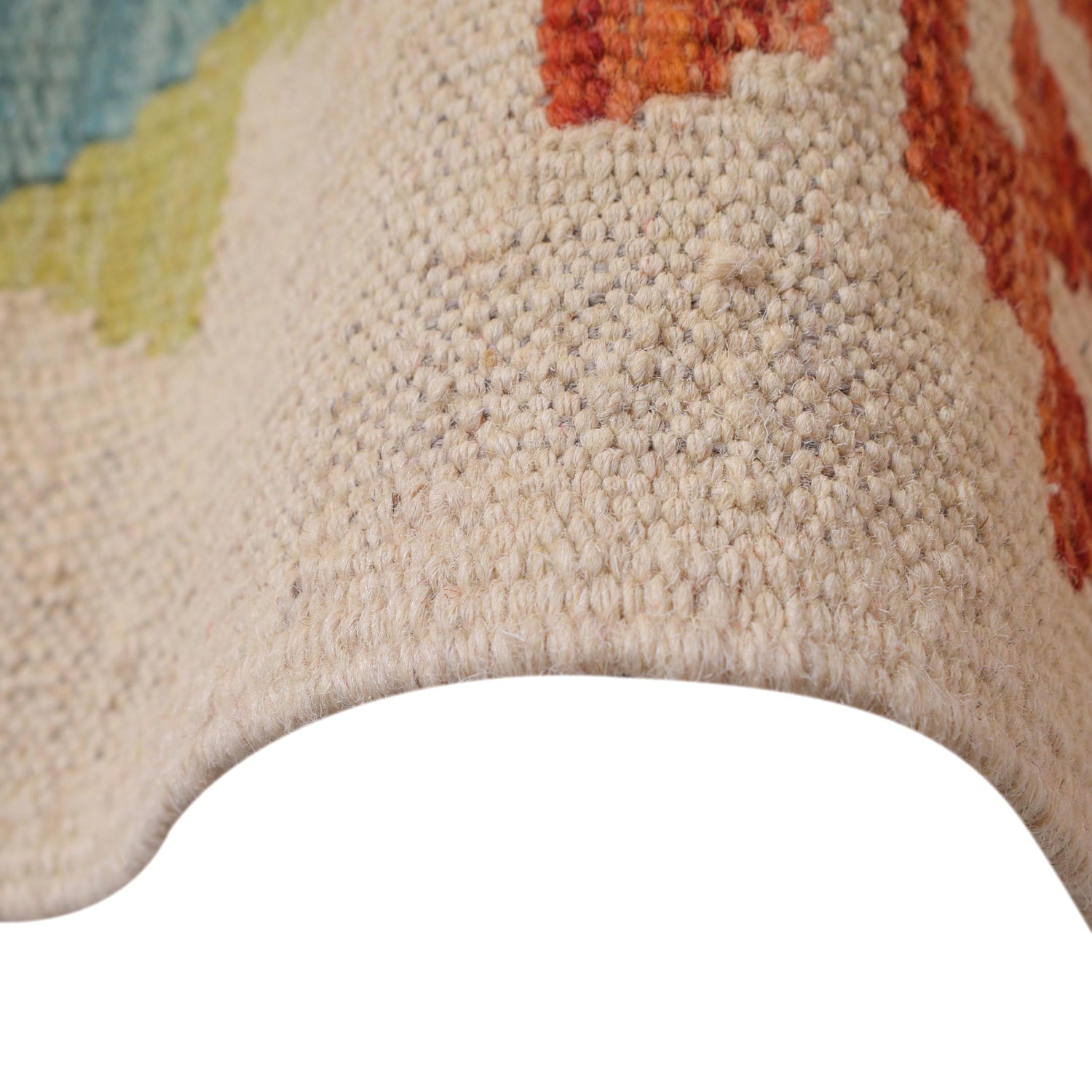 Hand Knotted Afghan Style Kilim 8' 1" x 9' 8" ft / 246 x 294 cm - No. Y31024