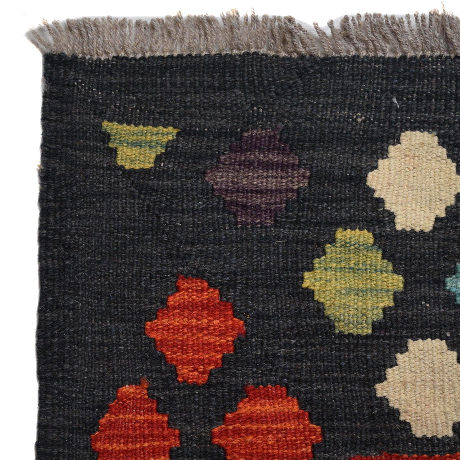 Hand Knotted Afghan Style Kilim 12' 6" x 9' 10" ft / 300 x 382 cm - No. Y31034