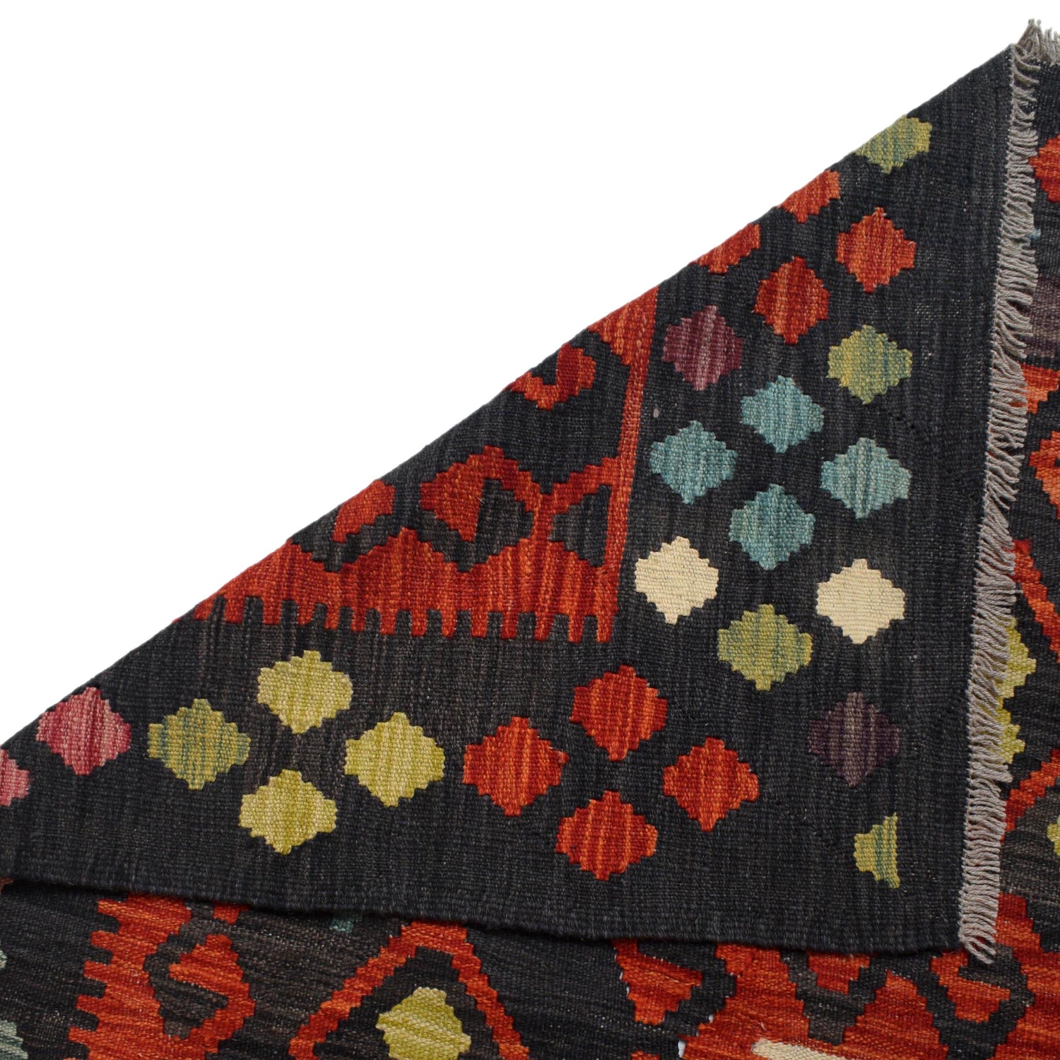 Hand Knotted Afghan Style Kilim 12' 6" x 9' 10" ft / 300 x 382 cm - No. Y31034