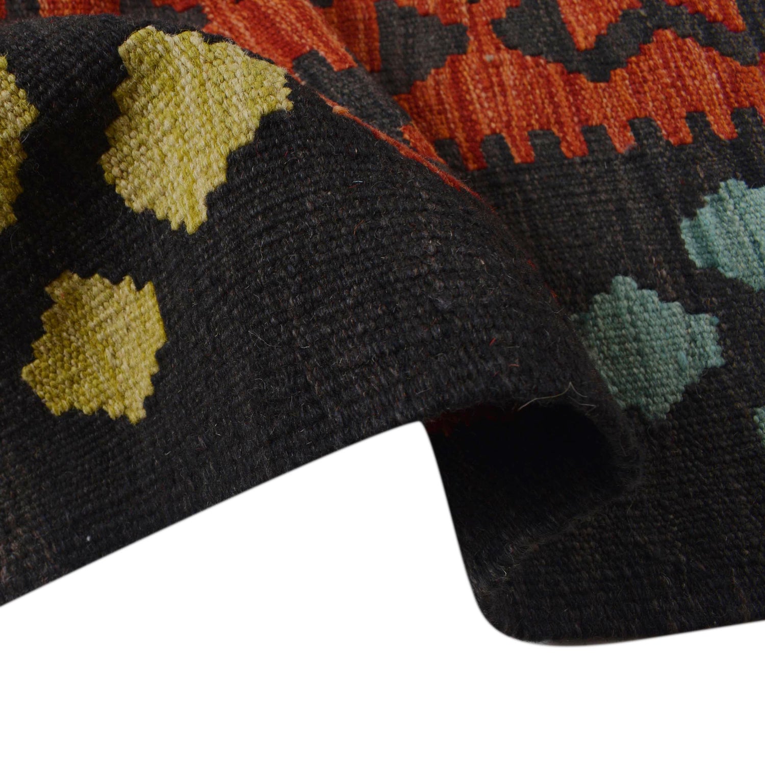 Hand Knotted Afghan Style Kilim 12' 6" x 9' 10" ft / 300 x 382 cm - No. Y31034