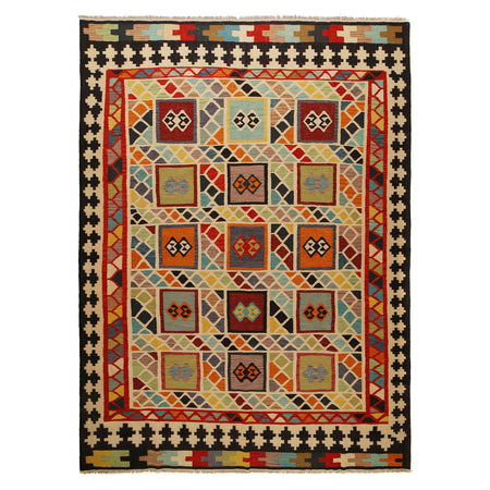 Handmade Vegetable Kelim 8' 6" x 11' 5" ft / 260 x 347 cm - No. Y31568