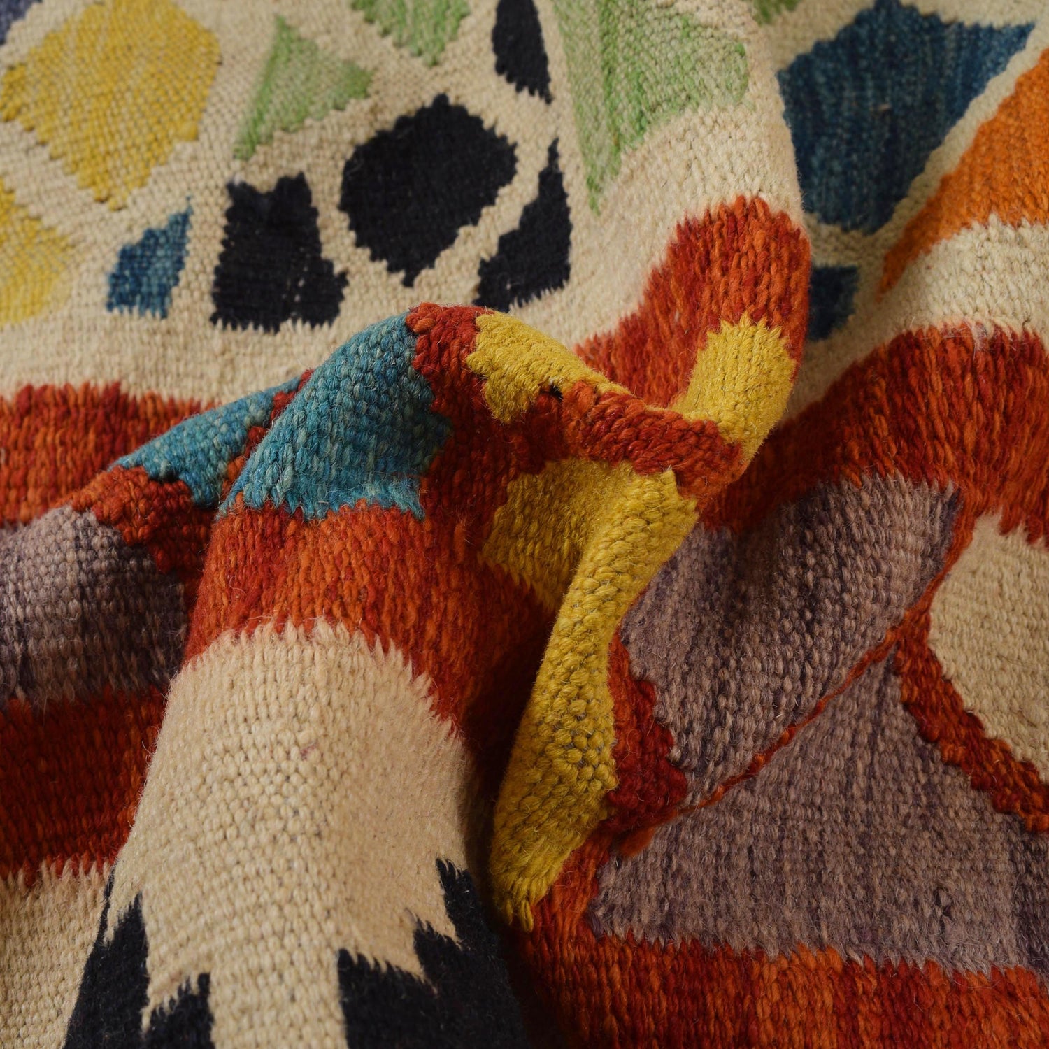 Handmade Vegetable Kelim 8' 6" x 11' 5" ft / 260 x 347 cm - No. Y31568