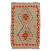 Handmade Afghan Vegetable Kilim 2' 0" x 3' 0" ft / 61 x 91 cm - No. Y31827