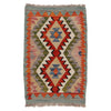 Handmade Afghan Vegetable Kilim 2' 0" x 3' 0" ft / 61 x 92 cm - No. Y31842