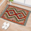 Handmade Afghan Vegetable Kilim 2' 0" x 3' 0" ft / 61 x 92 cm - No. Y31842