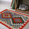 Handmade Afghan Vegetable Kilim 2' 2" x 3' 3" ft / 65 x 100 cm - No. Y31847