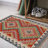 Handmade Afghan Vegetable Kilim 2' 0" x 3' 0" ft / 61 x 92 cm - No. Y31889