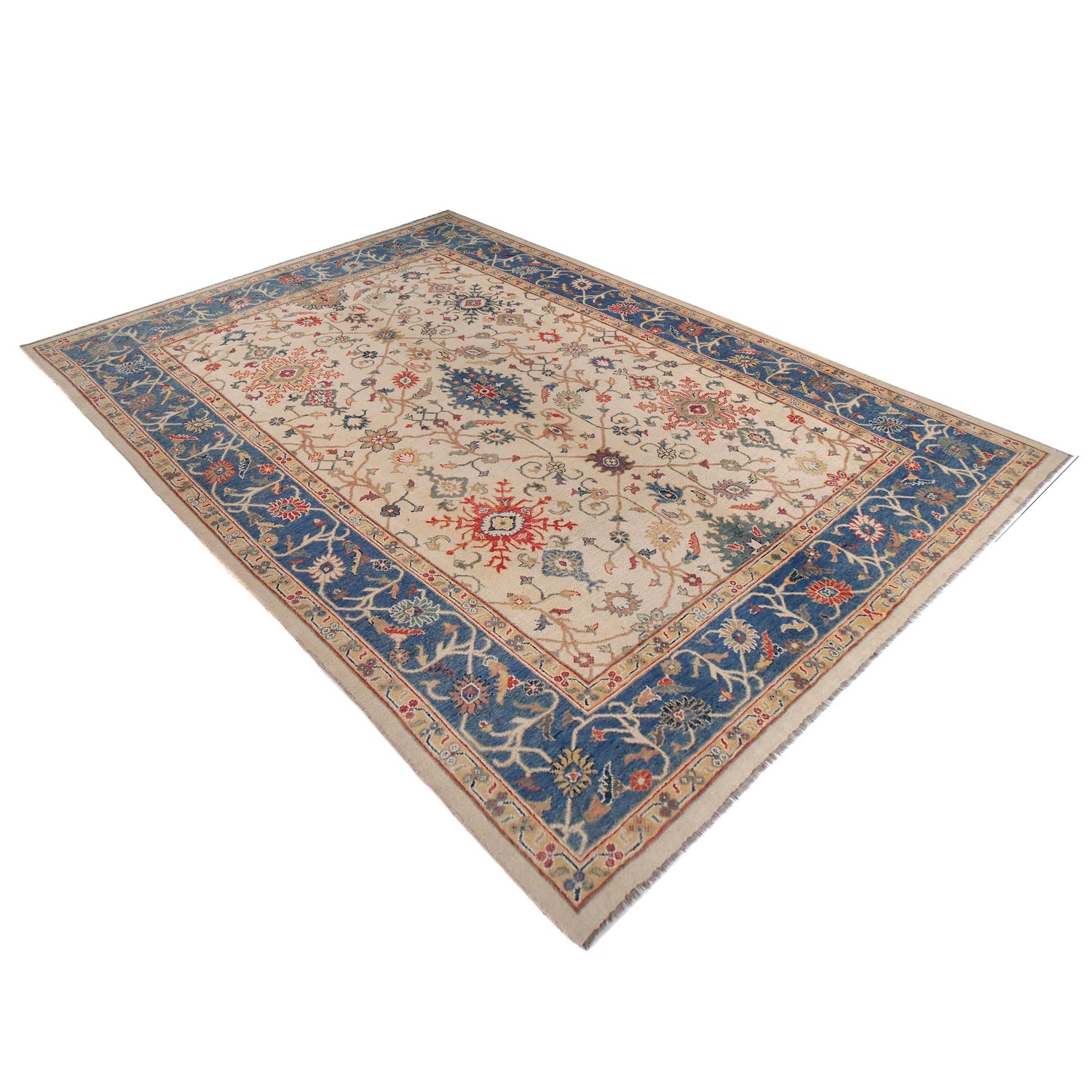 Modern Oushak Carpet 10' 0" x 13' 7" ft / 304 x 414 cm - No. Y33026