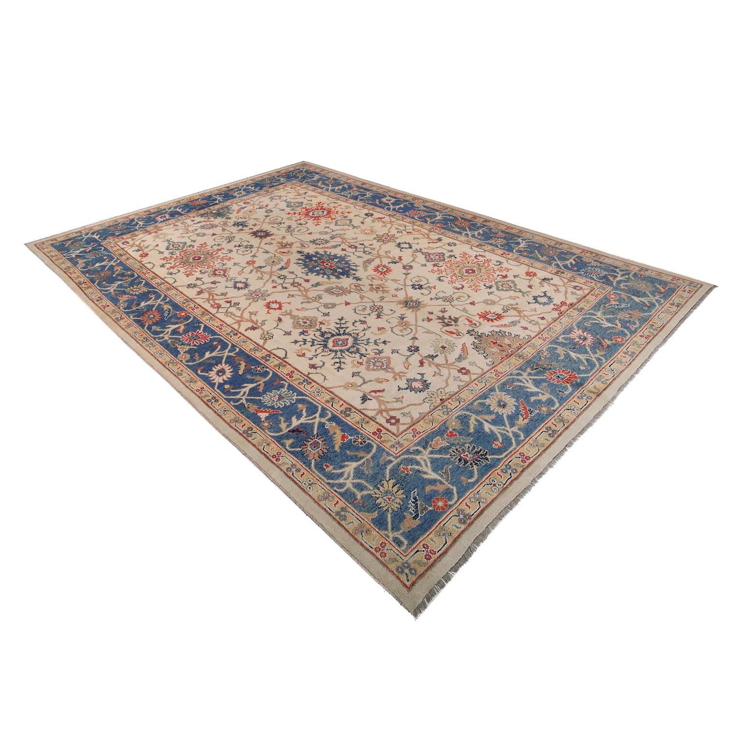 Modern Oushak Carpet 10' 0" x 13' 7" ft / 304 x 414 cm - No. Y33026