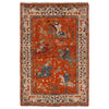 Handmade Picture Area Rug 4' 0" x 5' 11" ft / 123 x 181 cm - No. Y33031