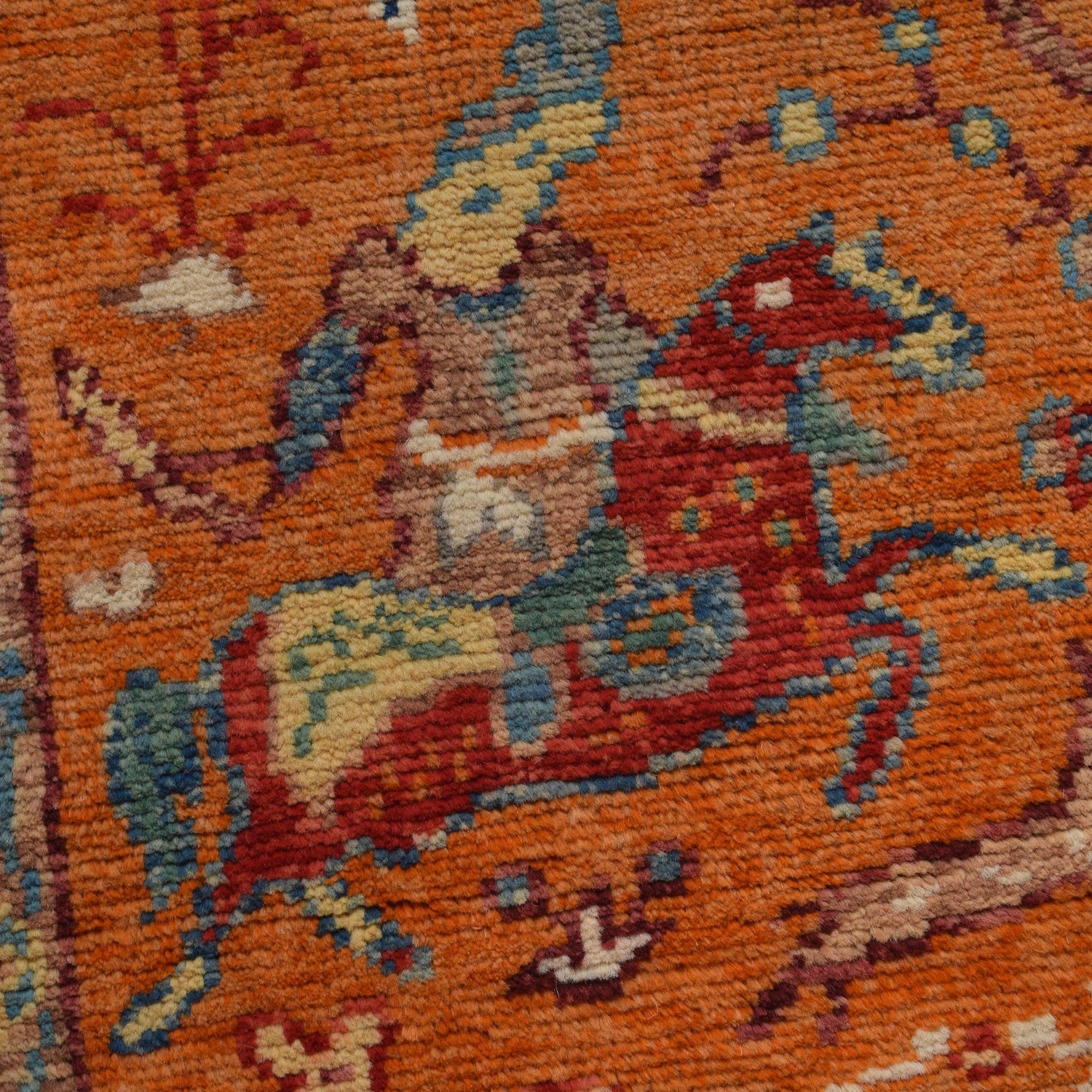 Handmade Picture Area Rug 4' 0" x 5' 11" ft / 123 x 181 cm - No. Y33031