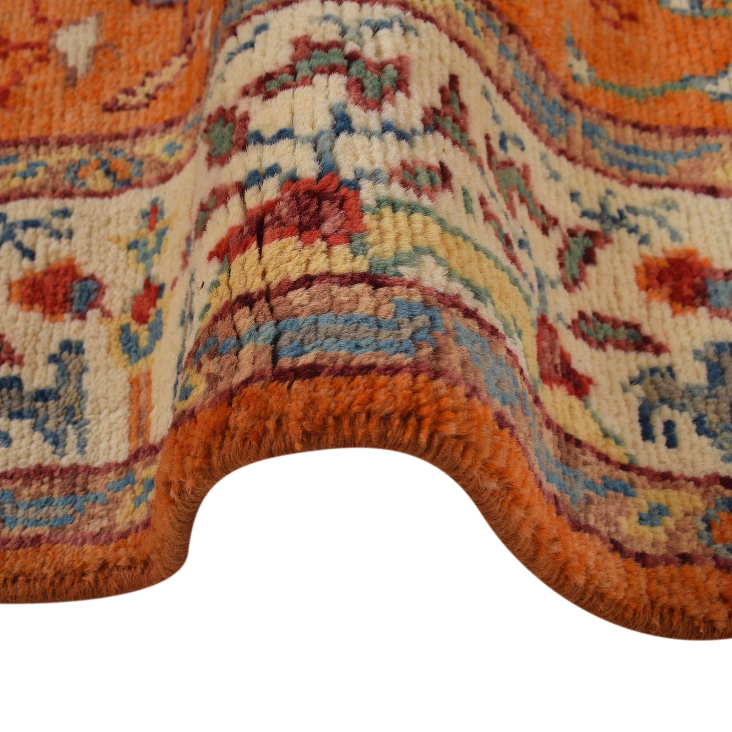 Handmade Picture Area Rug 4' 0" x 5' 11" ft / 123 x 181 cm - No. Y33031