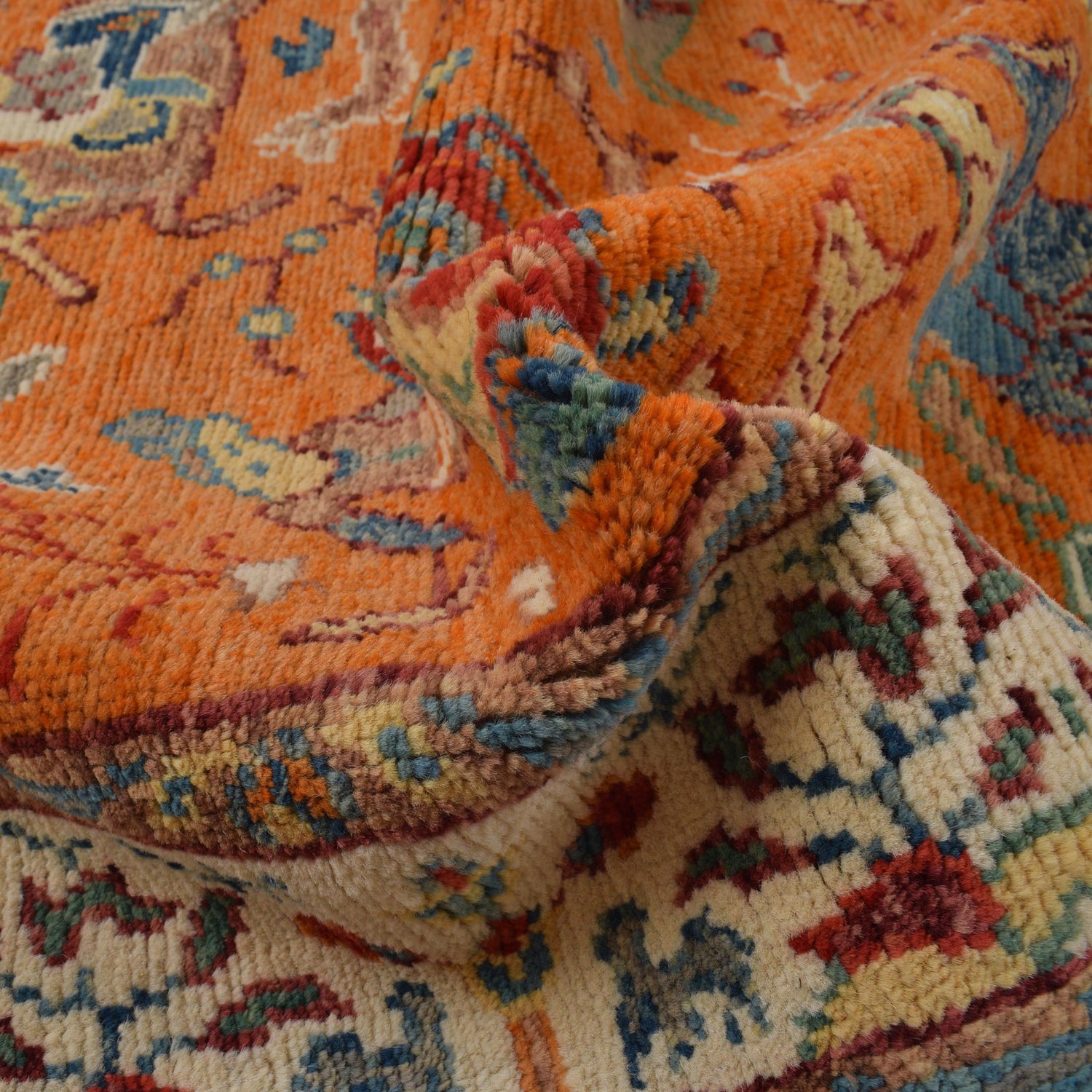 Handmade Picture Area Rug 4' 0" x 5' 11" ft / 123 x 181 cm - No. Y33031