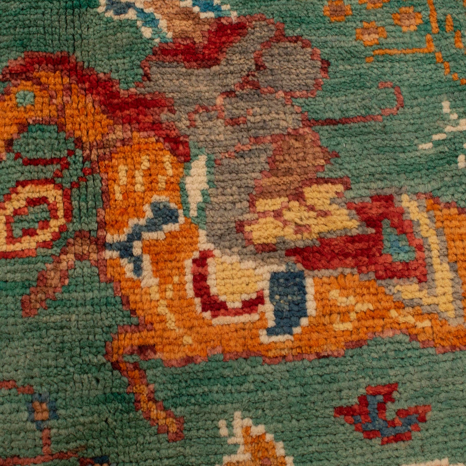 Handmade Pictorial Carpet 4' 0" x 5' 11" ft / 121 x 181 cm - No. Y33032